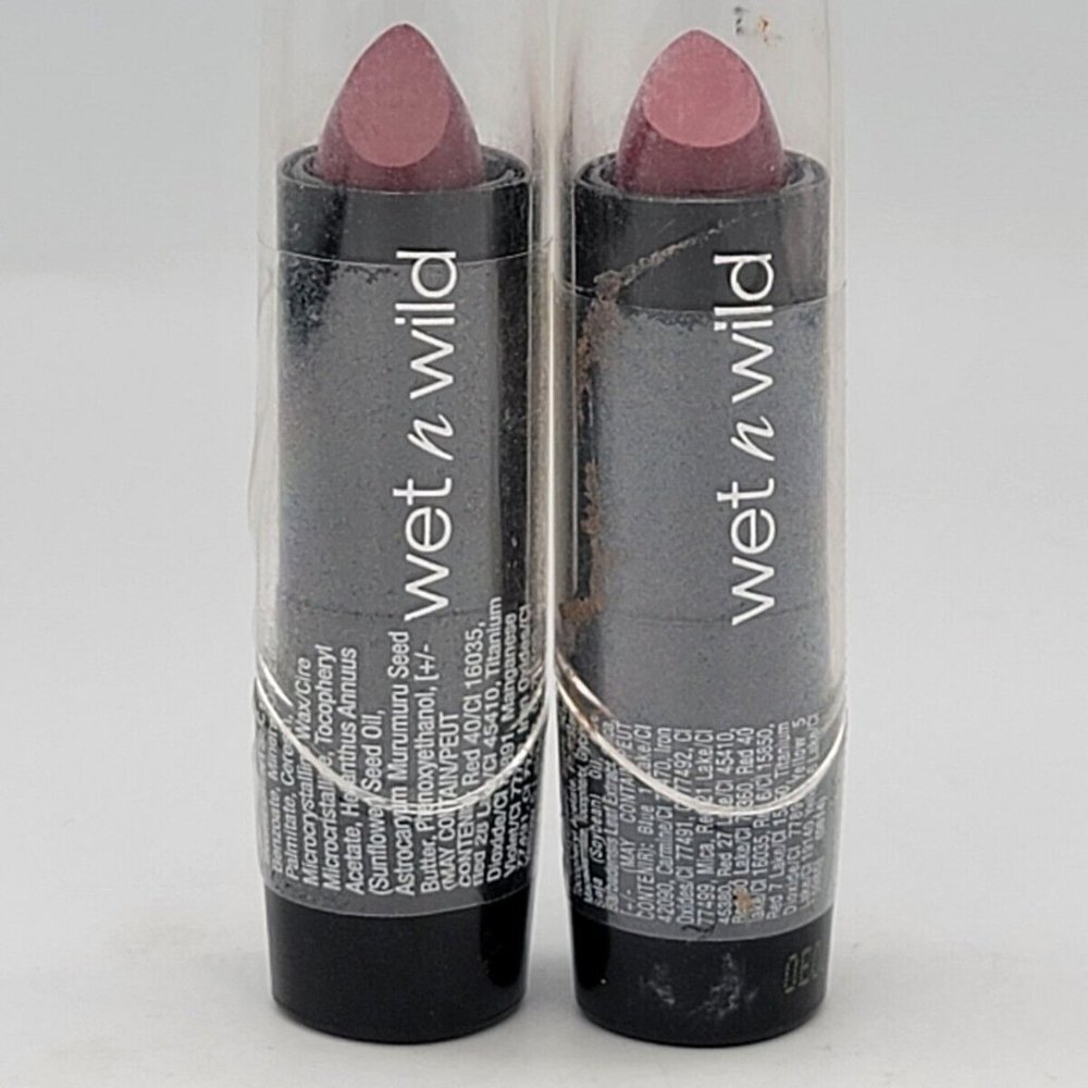 2 Wet n Wild Silk Finish Lipstick 536A Dark Wine